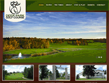 Tablet Screenshot of golfdeerpark.com